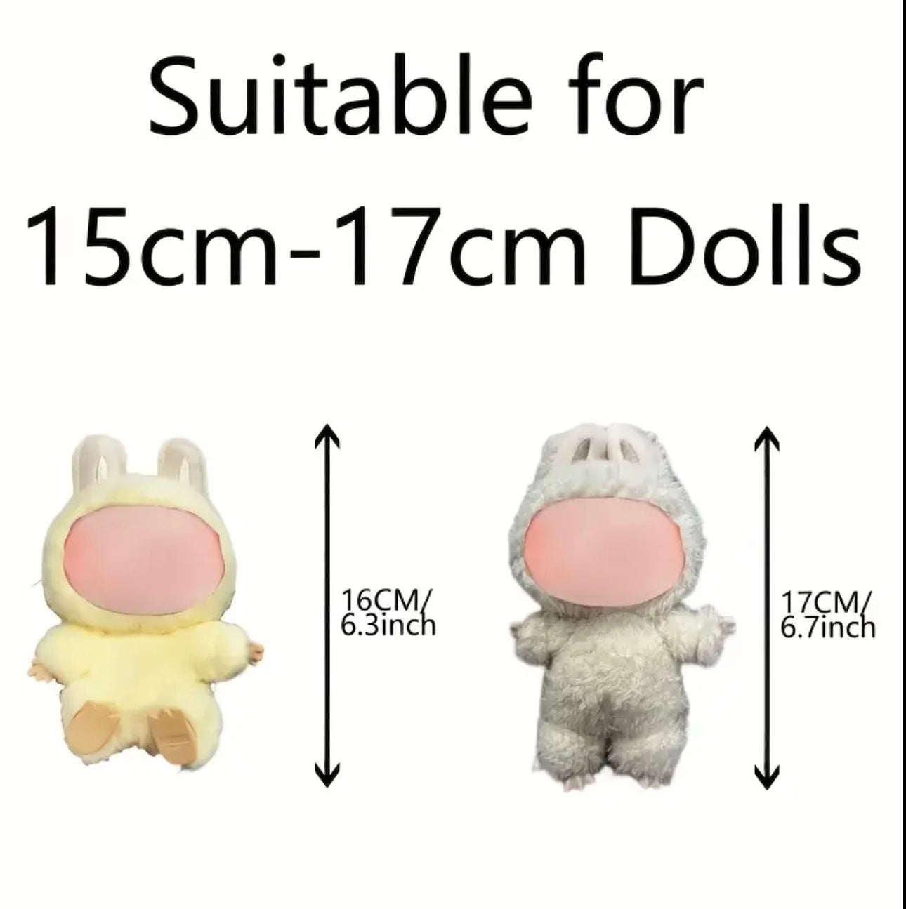 Hipster Labubu Clothing Set Handmade