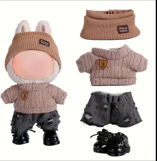 Hipster Labubu Clothing Set Handmade
