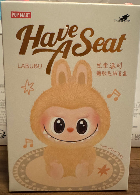 US Seller POP MART LABUBU The Monsters Have A Seat Vinyl Plush Sealed Blind Box